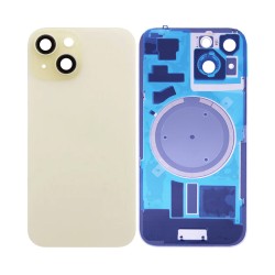 Tampa Traseira+Lente da Câmera Apple iPhone 15 Amarelo Tampa Traseira+Lente da Câmera Apple iPhone 15 Amarelo